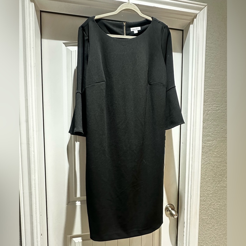 Calvin Klein Black Long Sleeve Dress